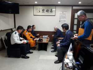 이창수 경주소방서장, 요양병원 화재예방 지도방문 