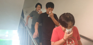 경주시 중부동. 동부119안전센터 `합동 화재대비 소방훈련` 
