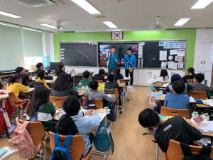 한국원자력환경공단, 방폐장 주변 초등학교 방사선 측정서비스