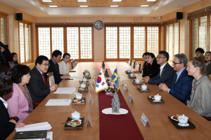 경주시, 야콥 할그렌 주한스웨덴대사 방문