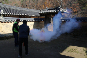 경주소방서, 목조문화재. 산불 대응 합동소방훈련 