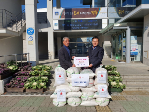 경주시 외동읍 혜우회, 어려운 이웃에 `사랑의 쌀 360kg `전달