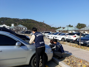 경주시, 골프장 출입 자동차세 체납 차량 번호판 영치