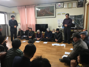 경주시 건천읍, 임경석 신임 읍장 경로당 방문 `부임 인사`