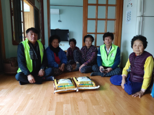 경주시 양북면, 문무로타리클럽 `사랑의 쌀` 전달 