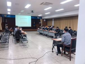 경주경찰서 `코로나 19 신고 적극대응` 지역경찰 영상회의 개최 