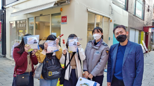 경주경찰서 학교전담경찰관, 청소년 출입업소 코로나19 감염 예방활동 펼쳐 