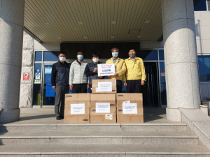 경주시 감포읍, 한국원자력환경공단 중저준위운영본부 `사랑의 마스크 4,000매 나눔` 