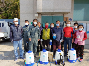 경주시 양남면, 수렴리상가번영회 `방역소독` 