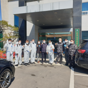 경북남부보훈지청, 특수임무유공자회 경북지부 `코로나19` 경주지역 방역활동 전개 