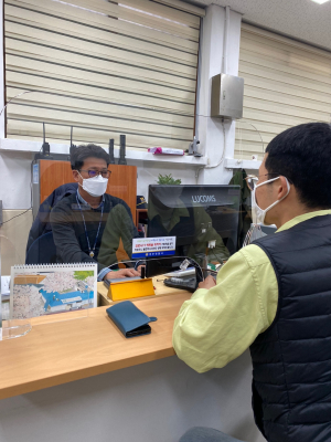경주경찰서, 수사·조사부서 투명 가림막 설치 운영 