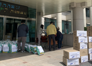 경주교육지원청, 등교수업 대비 학교 방역물품 지원 