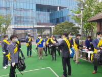 (주)다스 중앙연구소, 용인 산책로 주변 환경정화할동 전개 