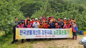 경주시 감포읍, 생활개선회. 여성의용소방대 `농촌일손돕기`