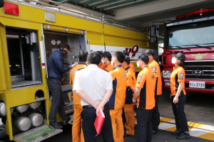 경주소방서, 소방차 안전사고 예방 `정밀점검` 