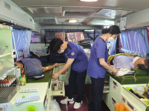 경주교육지원청, 코로나19 극복 `생명나눔 사랑의 헌혈 동참` 