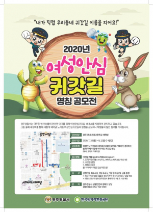 경주경찰서 ‘테마가 있는 거리’ 노서동 여성안심귀갓길 셉테드 사업 전개