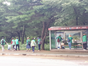 경주시 황남동, 새마을부녀회 삼릉숲 일대 환경정화활동 전개 