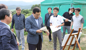 주낙영 경주시장 `경주 이거사지 발굴조사` 현장 방문 