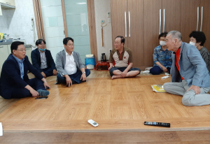 경주시 황성동, 운영 재개 경로당 방문 