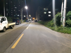 경주시, 안강여자중·고교 주변 노후 보안등 고효율 LED 등으로 교체 