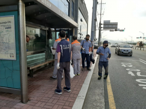 경주시 현곡면, 의용소방대 코로나19 대응 방역. 소독 