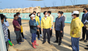 경주시, 박준영 해양수산부 차관 태풍 피해 현장 방문 