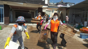 경주시 감포읍, 태풍피해 농가 돕기 자원봉사의 손길 이어져