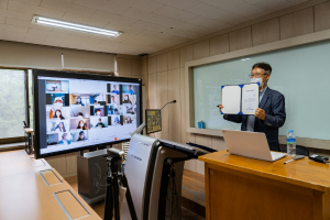 동국대 경주캠퍼스, 빅데이터·응용통계학전공 온라인 장학금 수여 