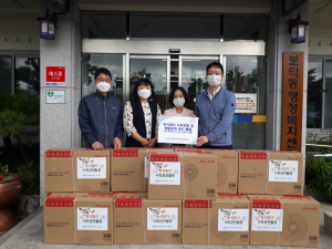 경주시 보덕동, 한수원 사업지원처 경로당 선풍기 전달 