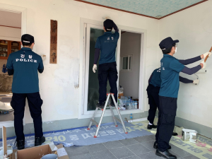 경주경찰서, 감포 태풍피해 주민돕기 발벗고 나서