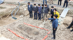 주낙영 경주시장, 경주 황남동 120호분 발굴조사 현장 방문 