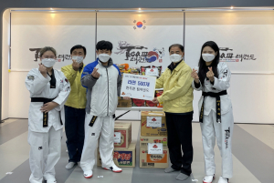 경주시 현곡면, TEAM태권도 수련생 `사랑의 라면` 기탁