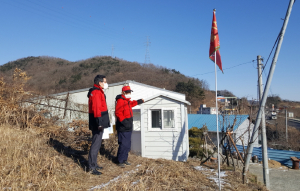 경주시 서면, 이활우 신임면장 산불감시원 격려 