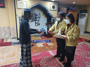 경주시 북경주행정복지센터, 방역수칙 이행여부 지도 점검 