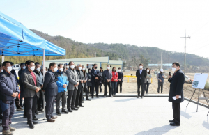 주낙영 경주시장 ˝신당천 하천재해예방사업. 금장사거리~흥무로 도로 개설˝ 현장 방문 