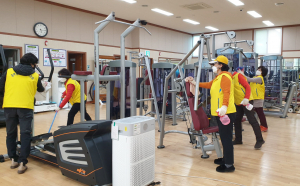 경주시 중부동, 주민자치센터 프로그램 부분 재개 `방역.소독` 