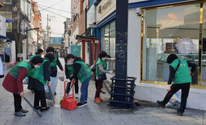 경주시 중부동, 새마을부녀회 중심상가 가로변 환경정비 