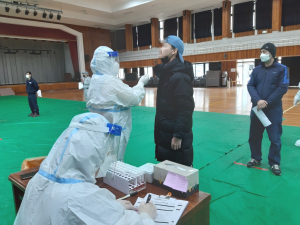 경주시 보건소, 외국인 근로자 코로나19 일제검사