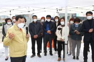 주낙영 경주시장 ˝여성행복드림센터. 경주경찰서 건립.황성동 공영주차장 조성˝ 현장 방문 