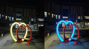 경주시 안강읍, 사랑이 꽃피는 오색빛 하트 포토존 `인기` 