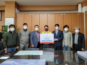 경주시, (주)영진비앤에스. 경주중앙로타리클럽 `사랑의 마스크` 기탁 