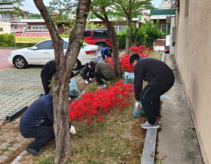 경주시 성건동, 대학생 자원봉사자 깔끔한 환경조성 