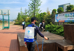 경주시 성건동, 자율방재단 코로나19 방역봉사 