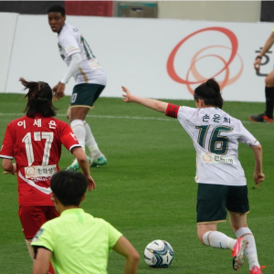 경주 한수원 여자축구단, WK리그 인천 현대제철전 `아쉬운 패배`
