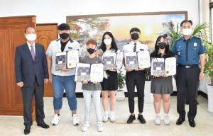 경주경찰서, 모범 청소년 선발 포상 수여식 개최 