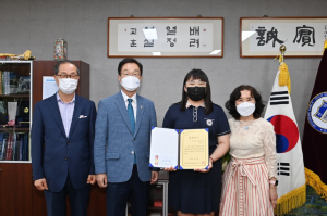 선덕여고, 3학년 란희망 ˝경북교육을 빛낸 학생˝ 선정 