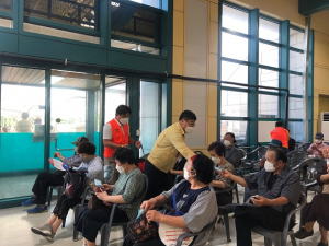 경주시 황성동, 청년회 예방접종센터 봉사활동 펼쳐 