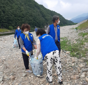 경주시 산내면, 바르게살기위원회 청룡폭포 일대 환경정비 