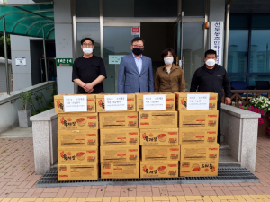 경주시 선도동, 한국장애인교통문화협회 경주지회 `사랑의 겁라면 나눔`
